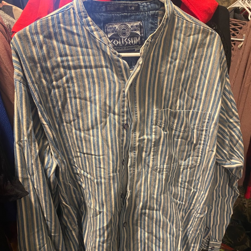 Coliseum striped shirt